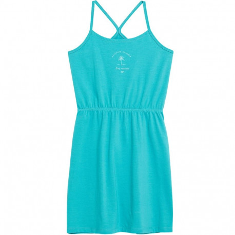 4F tüdrukute kleit F026 4FJSS23TDREF026 46S 134cm, mereroheline