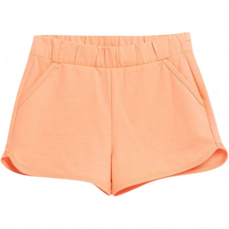 4F tüdrukute lühikesed püksid F099 4FJSS23TSHOF099 64N 152cm, neoon-lõheroosa