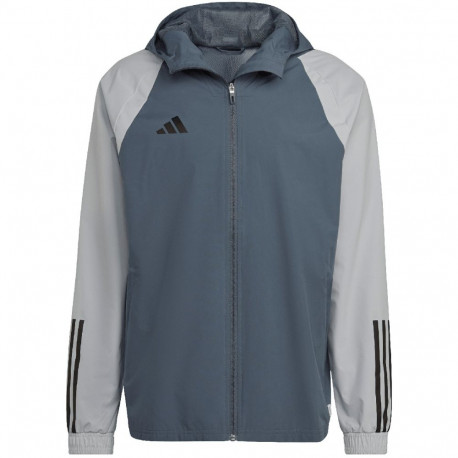 Kurtka męska adidas Tiro 23 Competition All-Weather szara HU1320 L