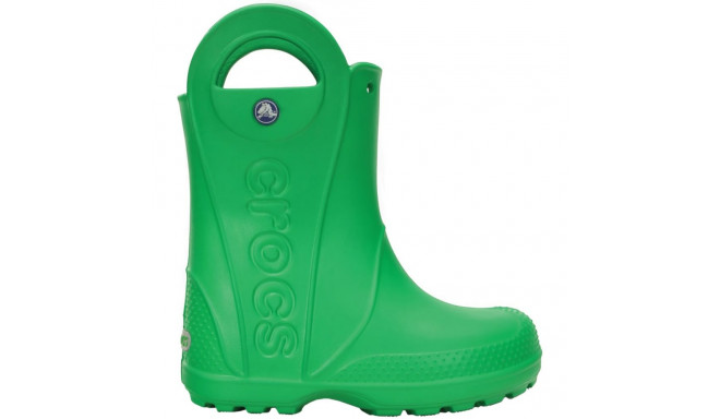 Kalosze dla dzieci Crocs Handle Rain zielone 12803 3E8 33-34