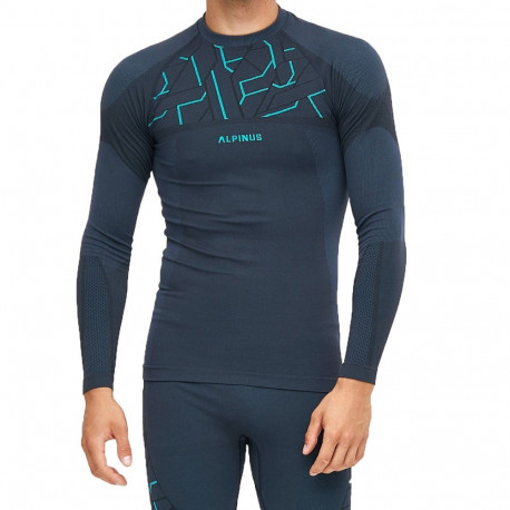 Bluza termoaktywna męska Alpinus Tactical Gausdal grafitowo-niebieska SI8912 - SI8916  S