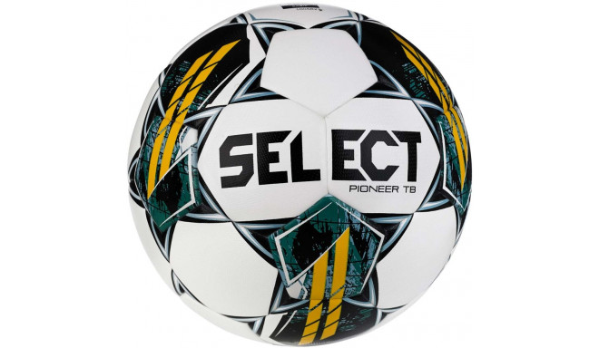 Piłka nożna Select Pioneer TB 5 FIFA v23 biało-czarno-zielona 17849 5