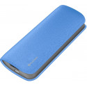 Platinet power bank Leather 5200mAh blue (open package)