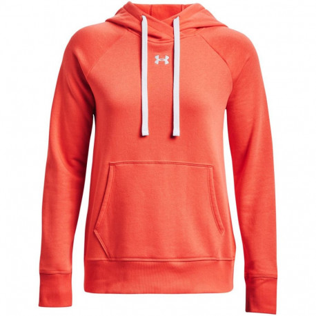 Bluza damska Under Armour Rival Fleece HB Hoodie pomarańczowa 1356317 877 M