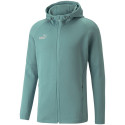 Bluza męska Puma teamFINAL Casuals Hooded Jkt zielona 657383 34 XL