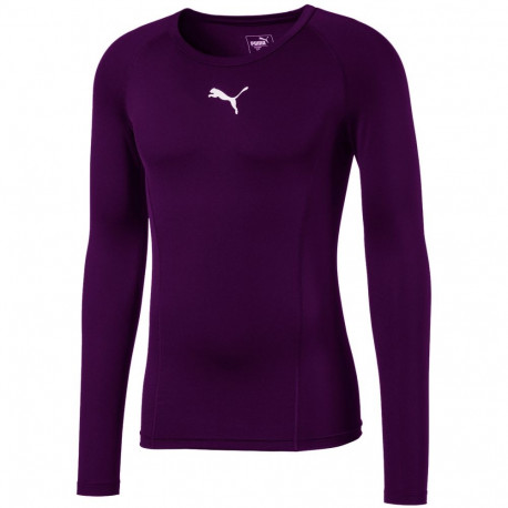 Puma meeste pikkade varrukatega alussärk LIGA Baselayer LS 655920 10 XL, lilla