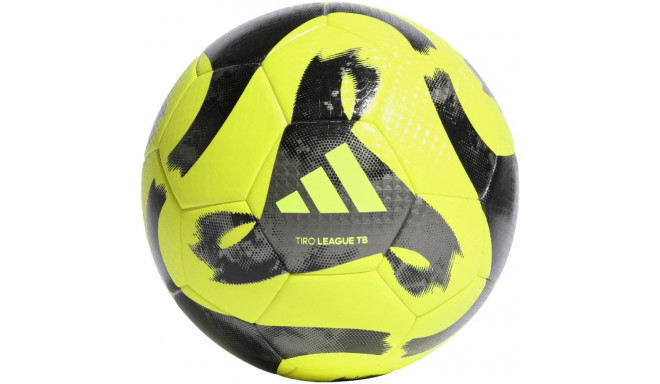 Piłka nożna adidas Tiro League Thermally Bonded żółto-czarna HZ1295 5