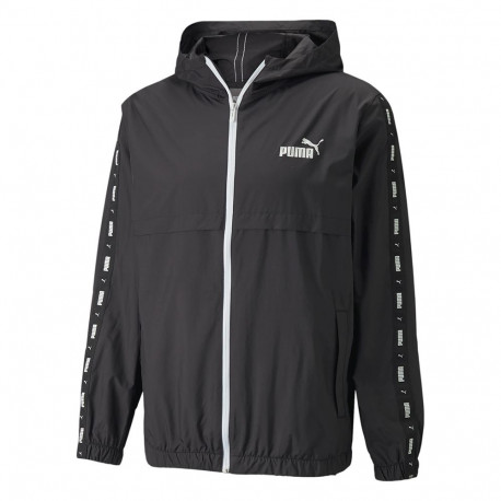 Puma meeste tuulejakk ESS+TAPE Windbreaker 847477 01 M, must