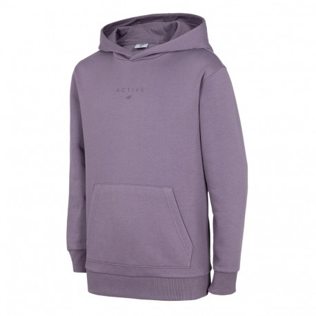 Bluza dla dziewczynki 4F fioletowa HJZ22 JBLD003 51S 128cm