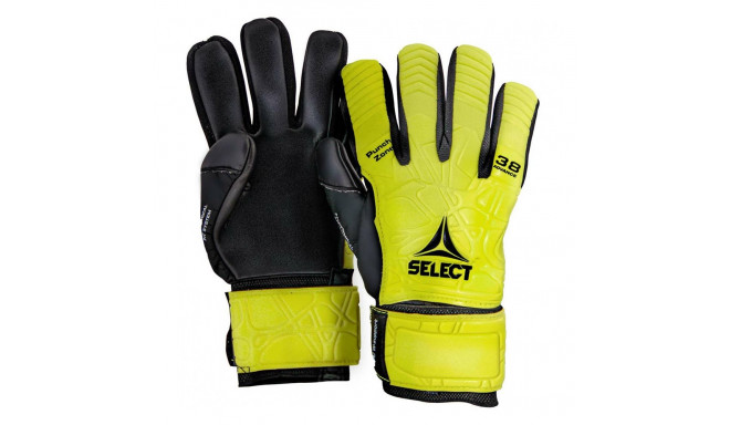 Rękawice bramkarskie Select 38 Advance żółto-czarne 17677 5