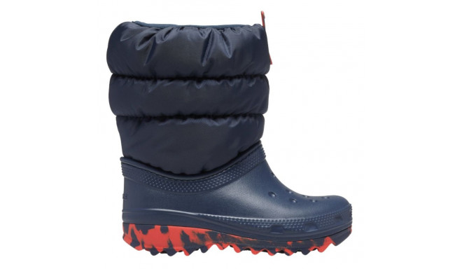 Buty zimowe dla dzieci Crocs Classic neo Puff granatowe 207684 410 36-37