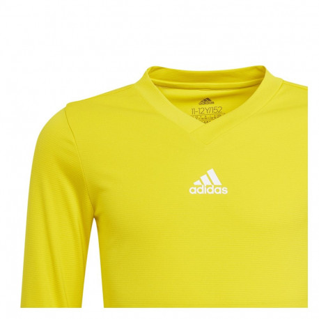 Koszulka dla dzieci adidas Team Base Tee żółta GN7514 140cm