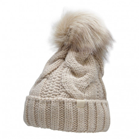 4F naiste müts H4Z22 CAD010 64S M, lõheroosa