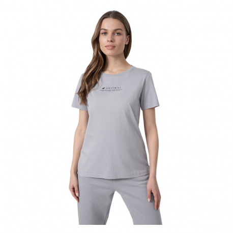 4F naiste t-särk H4Z22 TSD019 27S M, jahe helehall