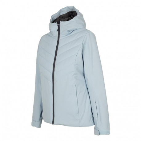Kurtka narciarska damska 4F jasny niebieski H4Z22 KUDN003 34S S
