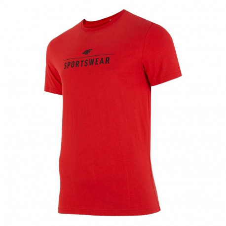 4F meeste t-särk H4Z22 TSM354 62S S, punane