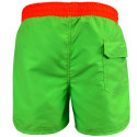 Szorty kąpielowe Crowell Fluo kol. 2 zielono-pomarańczowe neon S