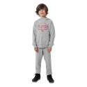 Bluza dla chłopca 4F chłodny jasny szary melanż HJZ22 JBLM006 27M 140cm