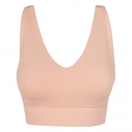 4F naiste spordirinnahoidja H4Z22 STAD017 65S XS, puudrine korall