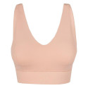 Stanik sportowy damski 4F pudrowy koral H4Z22 STAD017 65S XS