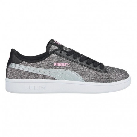 Buty dla dzieci Puma Smash v2 Glitz Glam srebrne 367377 26 37,5