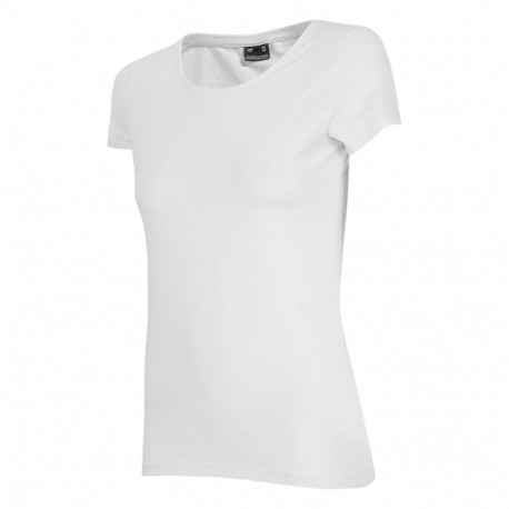 Koszulka damska 4F biała H4Z22 TSD353 10S L