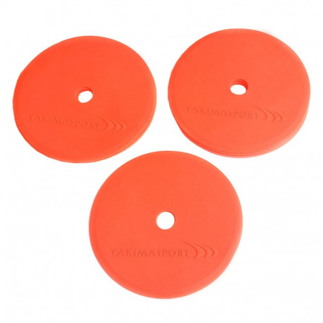 Zestaw znaczników pola Yakima Sport płaskie 10 szt. pomarańczowe 100580