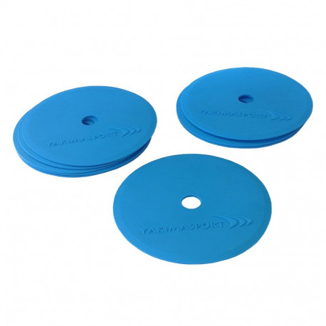 Zestaw znaczników pola Yakima Sport płaskie 10 szt. niebieskie 100583