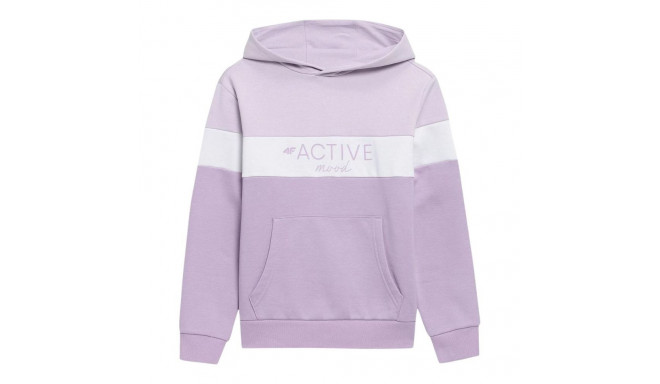 Bluza dla dziewczynki 4F fioletowa HJL22 JBLD002 51S		 122cm