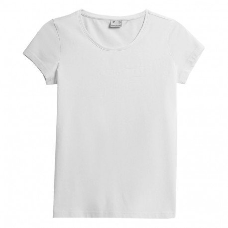 Koszulka damska 4F biała H4L22 TSD353 10S L