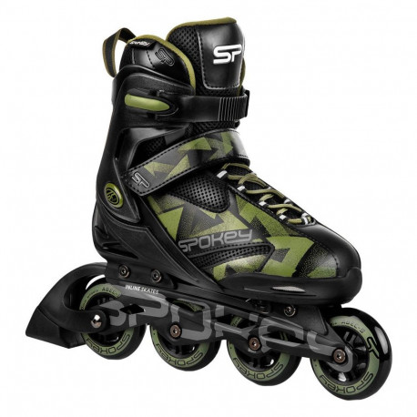 Spokey rulluisud Makan BK/GR 929324-926984-926985 32-35, must-roheline