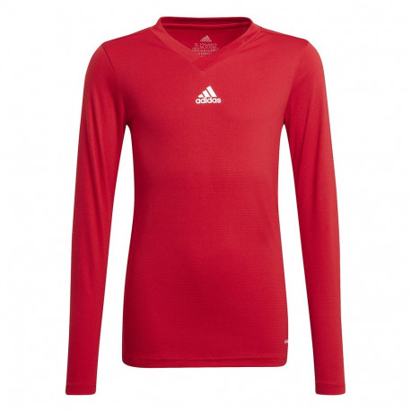 Koszulka dla dzieci adidas Team Base Tee czerwona GN5711 140cm