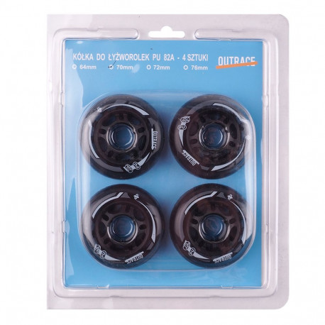 Kółka do łyżworolek Outrace 70 mm