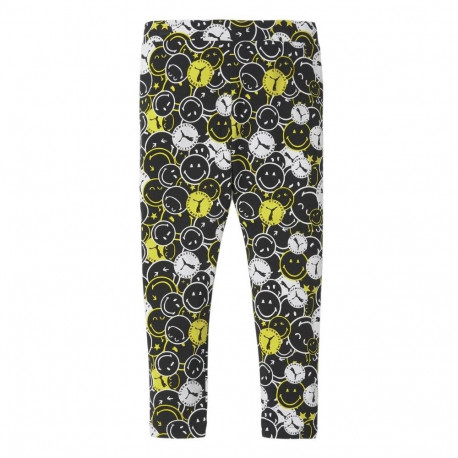 Legginsy dla dzieci Puma x Smiley World AOP czarne 846977 01 164