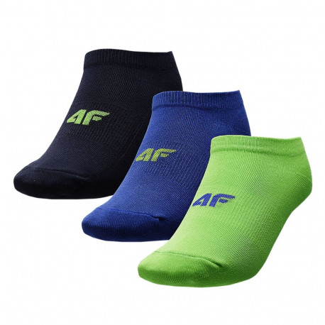 4F poiste sokid HJL22 JSOM004 72S+33S+31S 36-38, laimiroheline, sinine, tumesinine