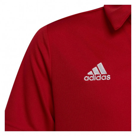 Koszulka dla dzieci adidas Entrada 22 Polo czerwona H57495 128cm
