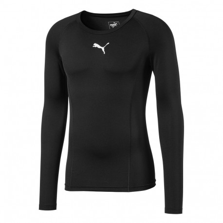 Puma meeste pikkade varrukatega särk Liga Baselayer Tee LS 655920 03 S, must