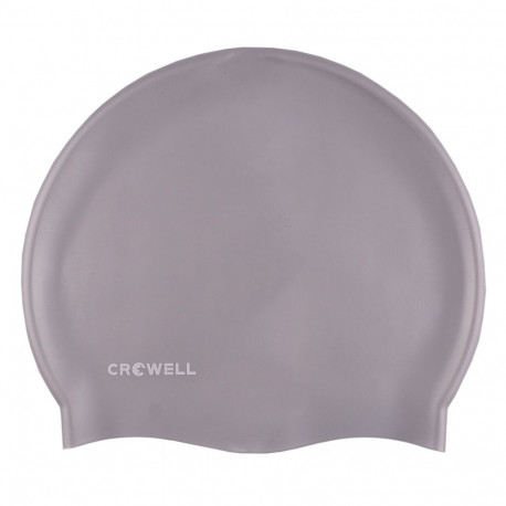 Czepek pływacki silikonowy Crowell Mono Breeze kol.6 srebrny