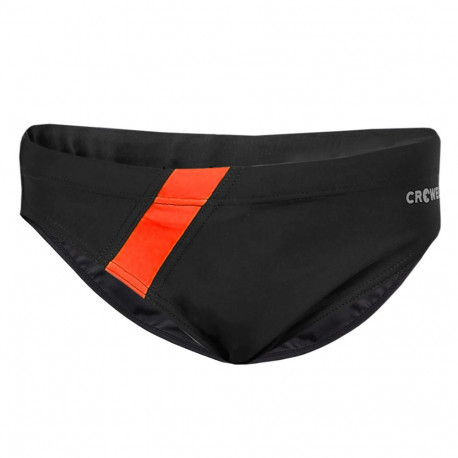 Kąpielówki dla chłopca Crowell Oscar kol.01 czarno-pomarańczowe  128cm