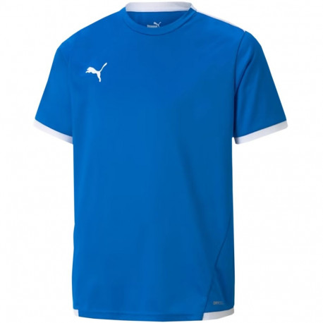 Koszulka dla dzieci Puma teamLIGA Jersey Junior niebieska 704925 02 152cm