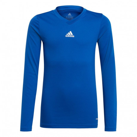 Koszulka dla dzieci adidas Team Base Tee niebieska GK9087 164cm