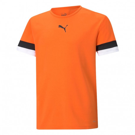 Koszulka dla dzieci Puma teamRISE Jersey Jr pomarańczowa 704938 08 140