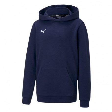 Bluza dla dzieci Puma teamGOAL 23 Casuals Hoody Jr granatowa 656711 06 140