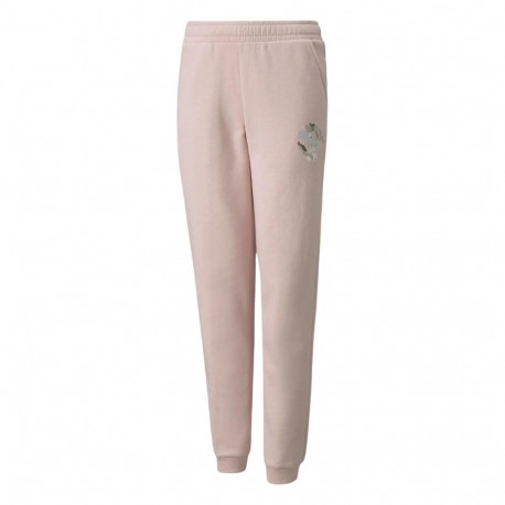 Puma laste dressipüksid Alpha Sweatpants FL 589235 36 128cm, roosa