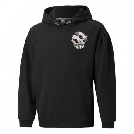 Puma laste pusa Alpha Hoodie FL G 589232 01 116cm, must