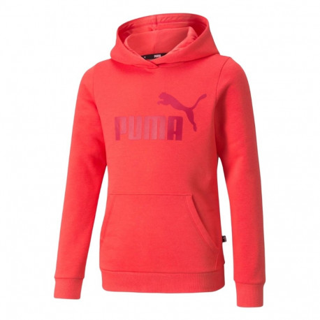 Bluza dla dzieci Puma ESS Logo Hoodie FL czerwona 587031 35 116cm
