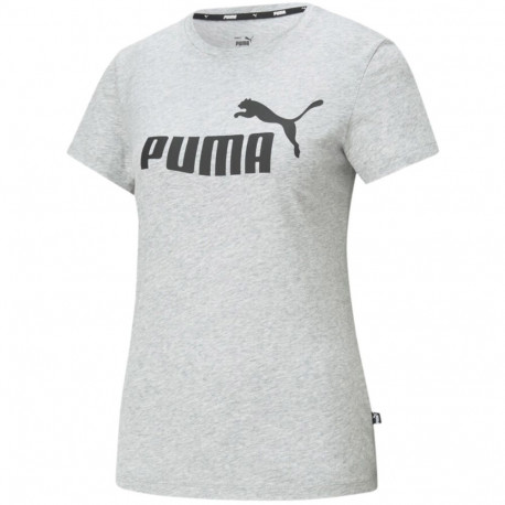 Puma naiste t-särk ESS Logo Tee 586774 04 S, hall
