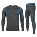 Bielizna termoaktywna męska Alpinus Active Base Layer Set szara GT43880  2XL