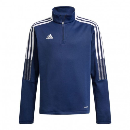 Bluza dla dzieci adidas Tiro 21 Warm Top granatowa GK9672 140cm