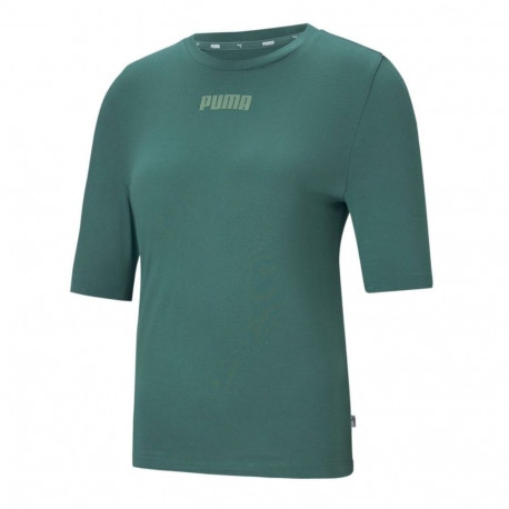 Puma naiste T-särk Modern Basics Tee Cloud 585929 45 S, roheline